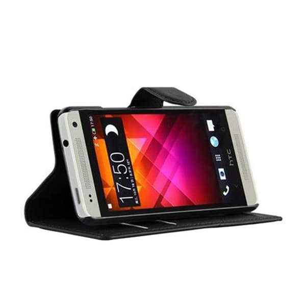 Etui för HTC ONE M4 MINI i JET BLACK Svart