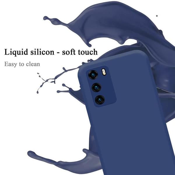 Skyddande stötsäker skal för Huawei P40 i LIQUID BLUE Blå