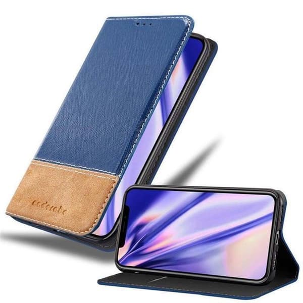 iPhone XS MAX Fodral i BLÅ BRUN Skyddsetui Blå