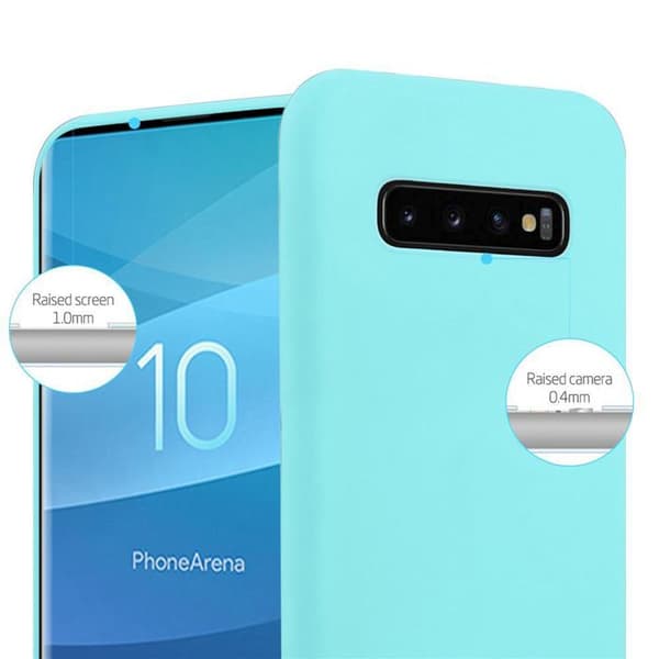 Skyddsfodral för Samsung Galaxy S10 4G CANDY BLÅ Stötabsorberande Silikon Blå
