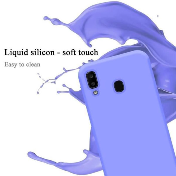 Telefonfodral - CADORABO - Samsung Galaxy A20/A30/M10S - Silikon TPU - Lila - Tunt och lätt design Lila