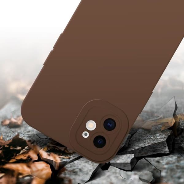 Skyddsfodral för iPhone 11 i FLUID BRUN Stötsäker brun