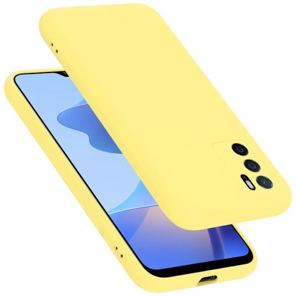 Fodral till Oppo A16s / A54s Fodral i LIQUID YELLOW Fodral Skydd i silikon TPU mobiltelefon Gul
