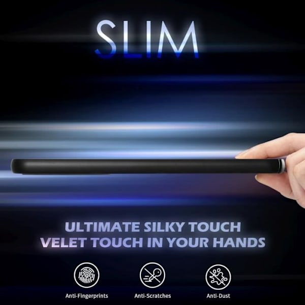 Coque - CADORABO - Samsung Galaxy S22 PLUS - Metallisk Svart - Stötsäker - Elegant Design Svart