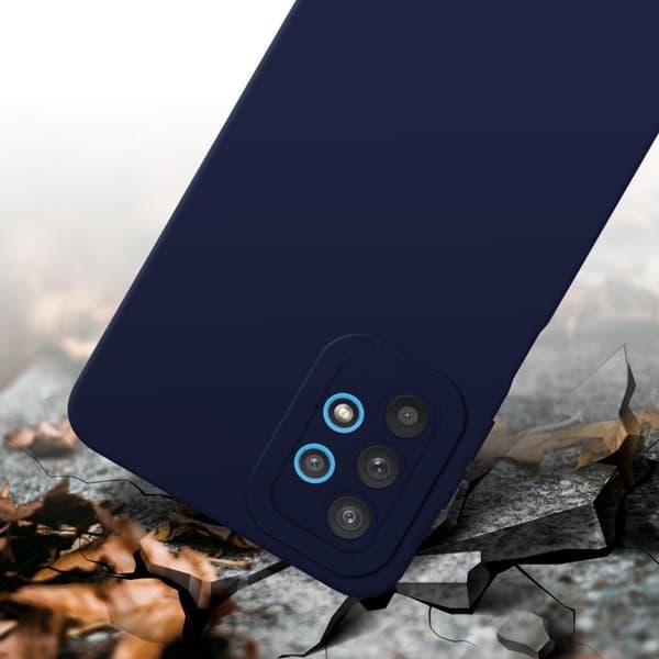 Skyddsfodral för Samsung Galaxy A32 5G i MÖRKBLA FLYTANDE Antichock Blå