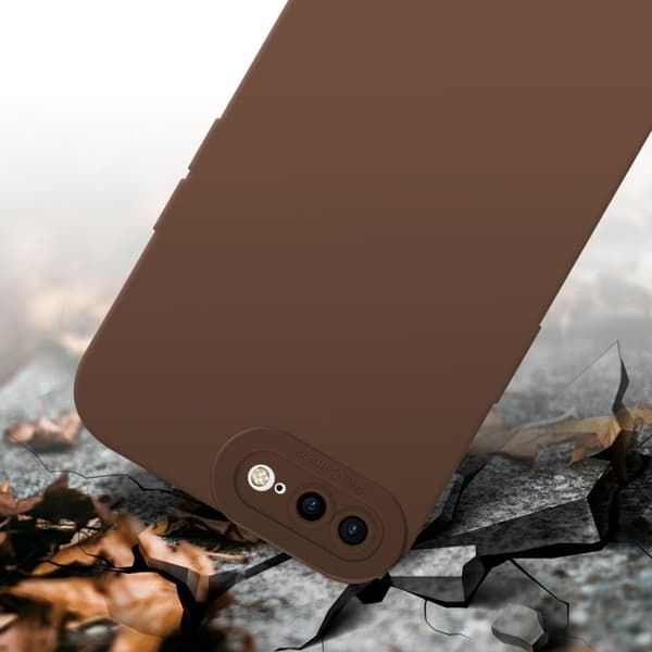 Skyddsfodral för iPhone 7 PLUS / 7S PLUS / 8 PLUS i FLUID BRUN Stötsäker brun