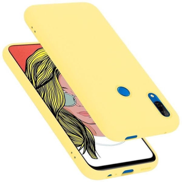 Coque - CADORABO - Huawei P SMART Z / Y9 PRIME 2019 / Enjoy 10 PLUS - Silikon TPU - Gul - Stötskydd Gul