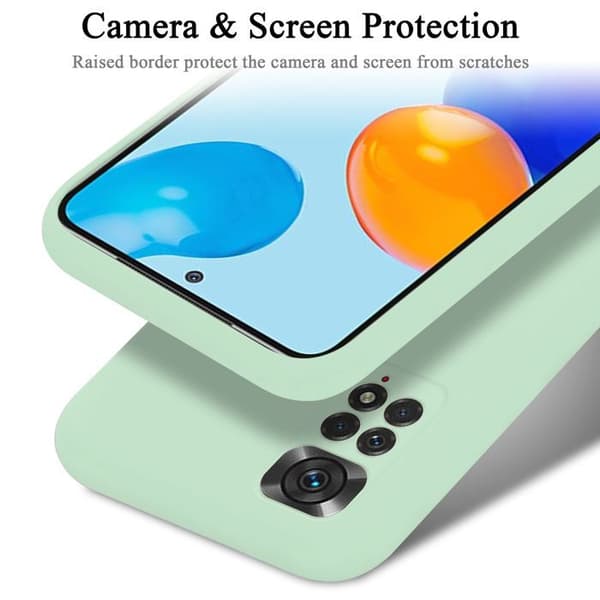 Skyddsfodral för Xiaomi RedMi NOTE 11 4G / 11S 4G Stötskydd i LIQUID LIGHT GREEN Grön