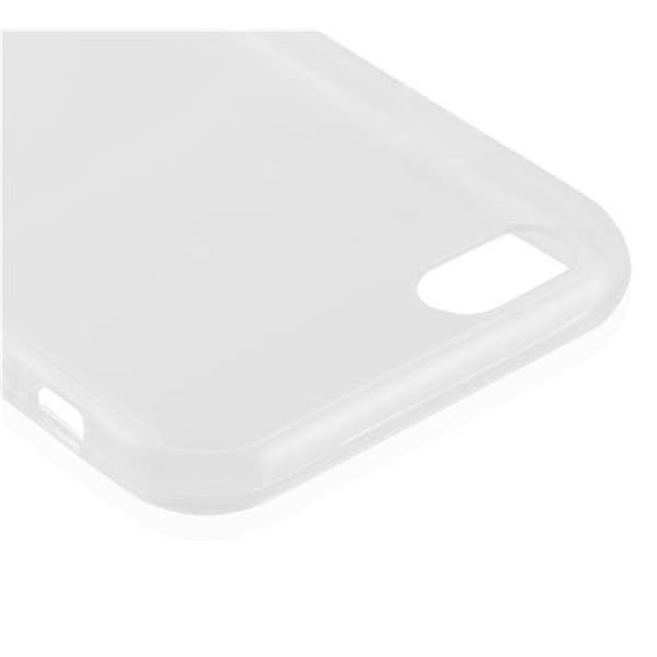 Transparent stötsäker silikonfodral för iPhone 6 / 6S Vit
