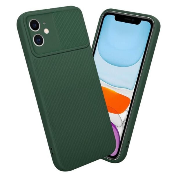 Fodral till Apple iPhone 11 Fodral i Candy Green Fodral Skal Silikon TPU och kameraskydd