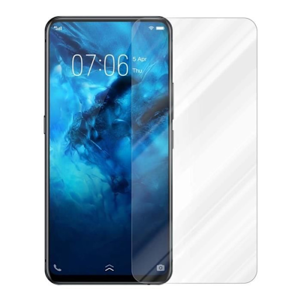 Skärmskyddsfilm - CADORABO - Vivo NEX - Härdat glas - 0,3 mm - Antistatisk Vit