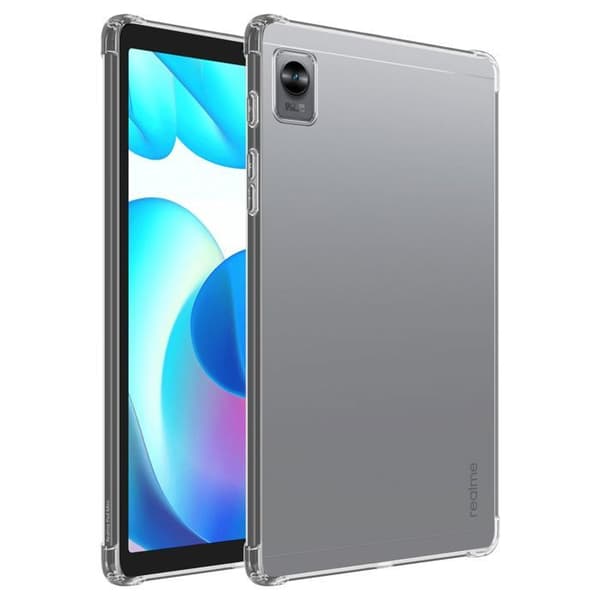 Transparent stötsäker silikonfodral för Realme Pad Mini Vit