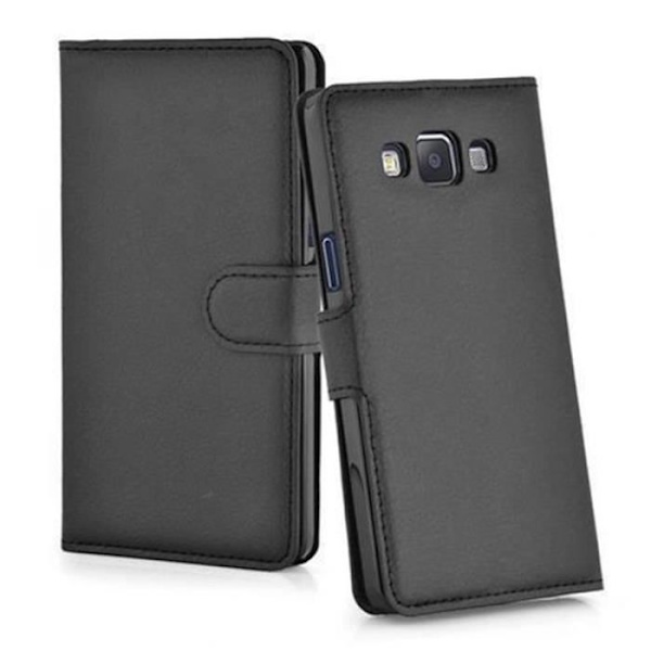 Coque - Cadorabo - Galaxy A3 2015 - Similicuir - Magnetisk Stängning - Stöd Ställ SVART