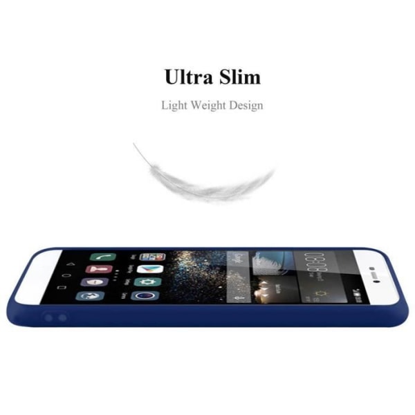 Fodral till Huawei P8 i CANDY DARK BLUE Cadorabo Cover Protection Silikon TPU Fodral