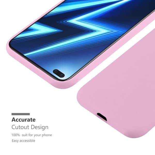 Skyddsfodral för Realme 6 PRO CANDY ROSE VIF Stötskydd Silikon Ros
