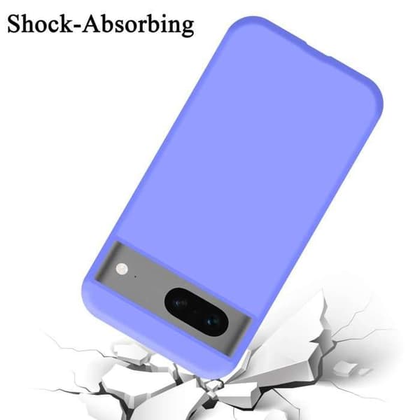 Skal för Google PIXEL 7 Stötabsorberande i LIQUID LIGHT PURPLE Violett