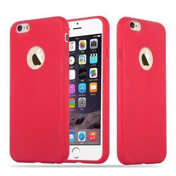 iPhone 6 / 6S CANDY RÖD Skal Stötsäker Silikon Röd
