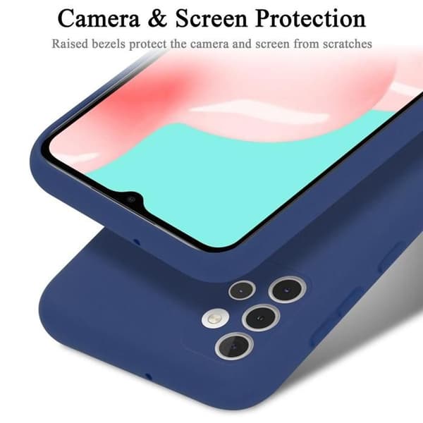 Skyddsskal för Samsung Galaxy A32 4G Stötbeständig i LIQUID BLUE Blå
