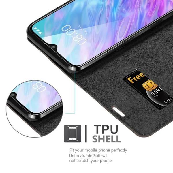 Coque för ZTE Blade 10 SMART - CADORABO - Mörkbrun - Book Case - Magnetisk stängning - Hållbart skydd KAFFEBRUNT