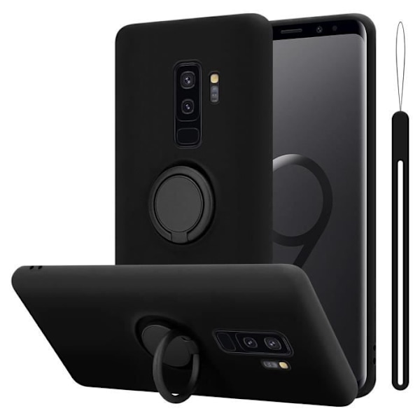 Coque - CADORABO - Samsung Galaxy S9 PLUS - Skydd i TPU-silikon - Tunn och lätt design - Svart Svart