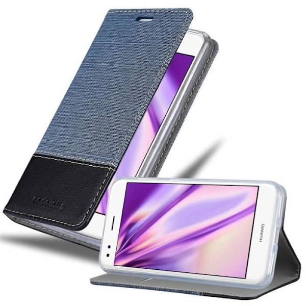 Cadorabo Fodral till Huawei ENJOY 7 i MÖRKBLÅ SVART