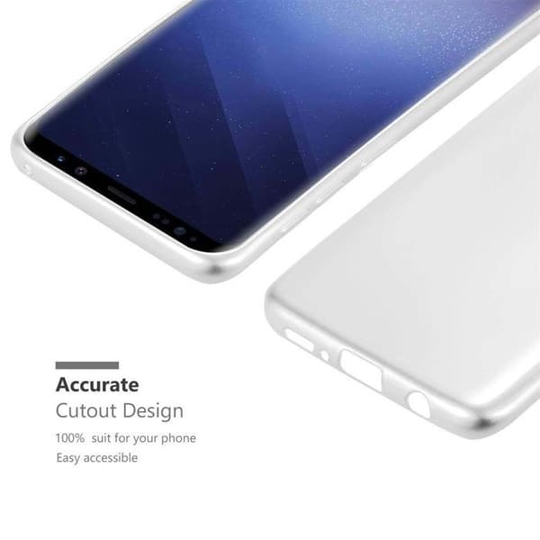 Skyddsfodral för Samsung Galaxy S9 Skyddsfodral i MATTSILVER Metallisk design Grå