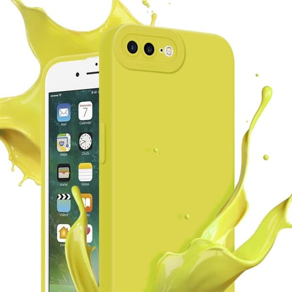 Skyddsfodral för iPhone 7 PLUS / 7S PLUS / 8 PLUS i FLUID GUL Stötsäker Gul