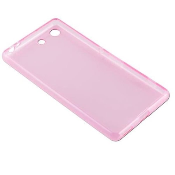 Sony Xperia M5 fodral - CADORABO - Genomskinlig ljusrosa - Ultratunn stötfångare Klart ljusrosa
