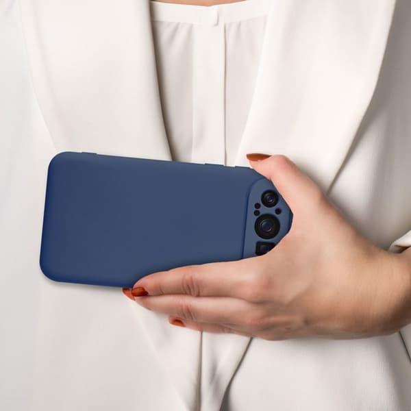 Skal för Google Pixel 9 PRO Stötabsorberande i LIQUID BLUE Blå