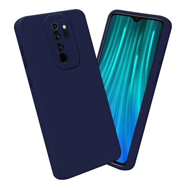 Coque för Xiaomi RedMi NOTE 8 PRO i MÖRK BLÅ FLUID Silikon TPU flexibel Skyddsetui. Blå