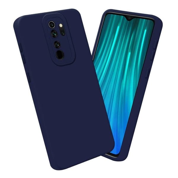 Skyddsfodral för Xiaomi RedMi NOTE 8 PRO i MÖRKBLA FLYTANDE Antichock Blå