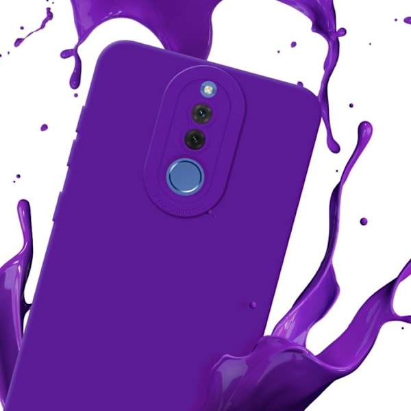 Coque för Huawei MATE 10 LITE i FLUID VIOLET FONCÉ Hölster Etui Fodral i flexibelt TPU-silikon Skydd Lila
