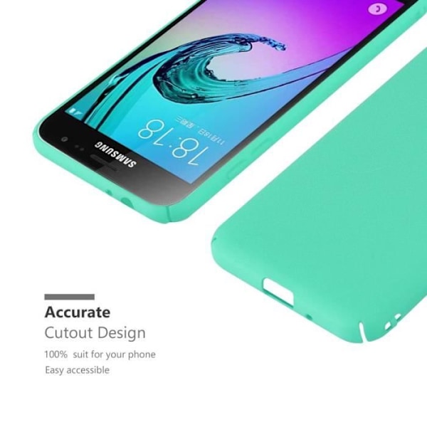 Coque - CADORABO - Samsung Galaxy J3 2017 - Hårt skydd - Matt design - Grön färg Grön