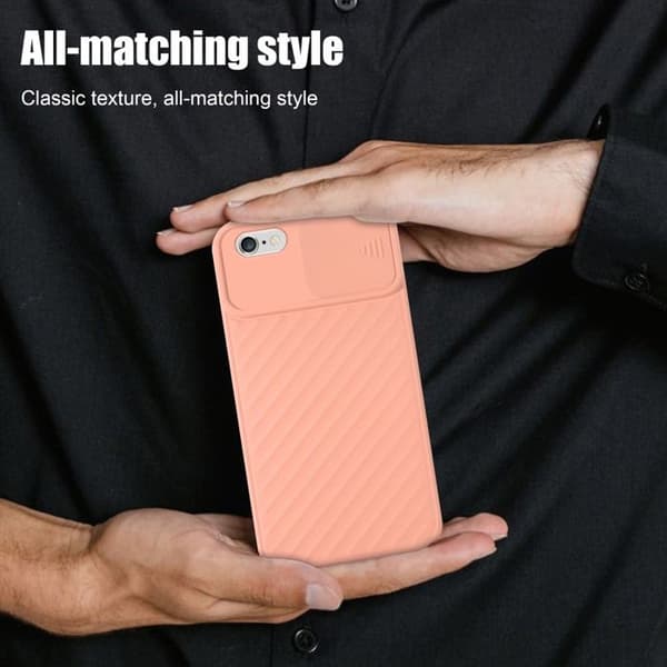 Skal för iPhone 6 PLUS / 6S PLUS i Matt Rosa med skydd för kamera Ros