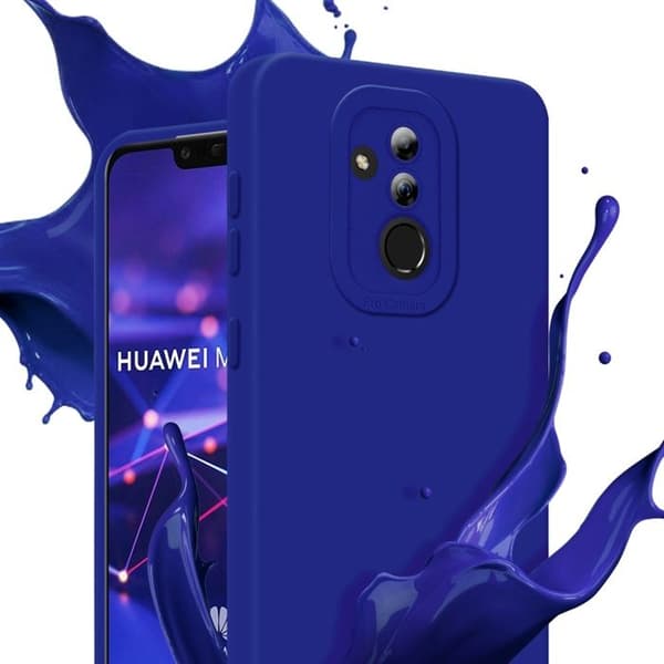 Skyddsfodral för Huawei MATE 20 LITE i FLUID BLÅ Stötsäker Skyddsfodral Blå