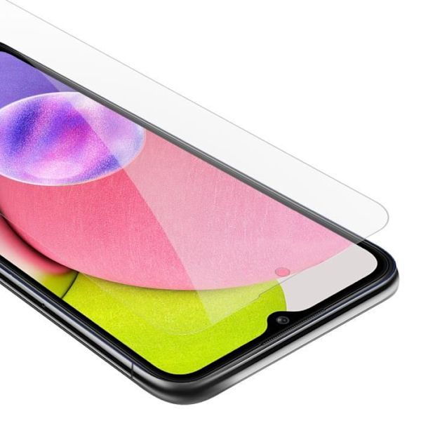 Skärmhärdat glas för Samsung Galaxy A03s Skyddsfilm i HÖGT TRANSPARENT härdat härdat glas Transparent