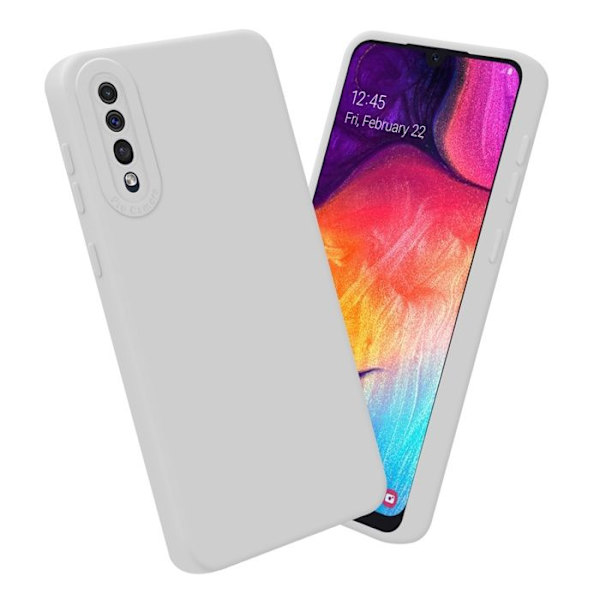 Fodral för Samsung Galaxy A50 4G / A50s / A30s i FLUID WHITE Fodral i flexibelt TPU silikonskydd Vit