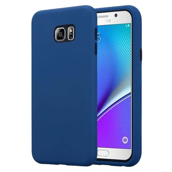 Skyddsfodral för Samsung Galaxy NOTE 5 i Mörkblå Hybrid skydd Blå