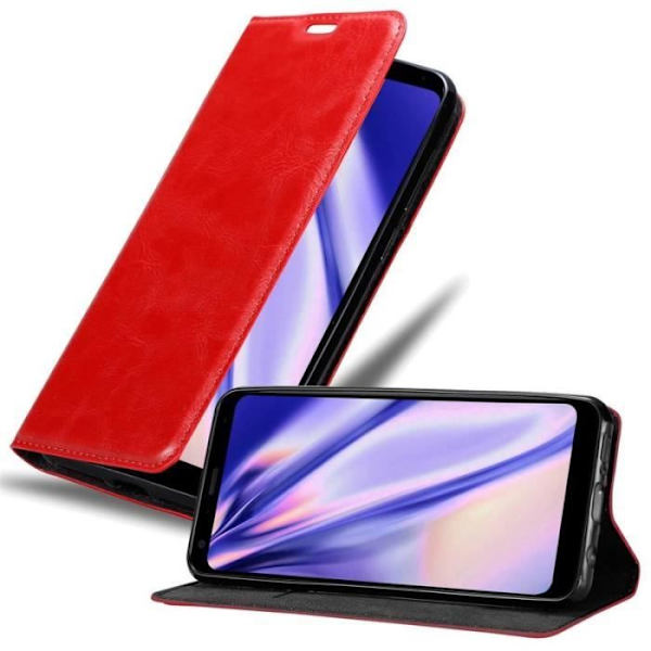 Cadorabo Fodral till LG Q7a i APPLE RÖD
