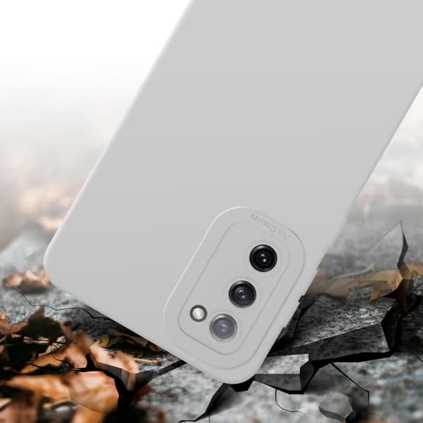 Skyddsfodral för Samsung Galaxy S20 FE i FLUID VIT Stötsäker Vit