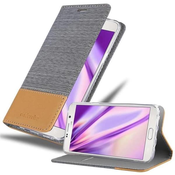 Skyddsfodral för Samsung Galaxy NOTE 5 i LJUST GRÅ BRUN Stötskyddande Etui Grå