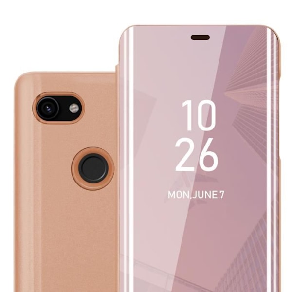 Coque - CADORABO - Google PIXEL 3A XL - Kunzit Rosé - Design Clear View - Funktion Ställning Kunzit Rose