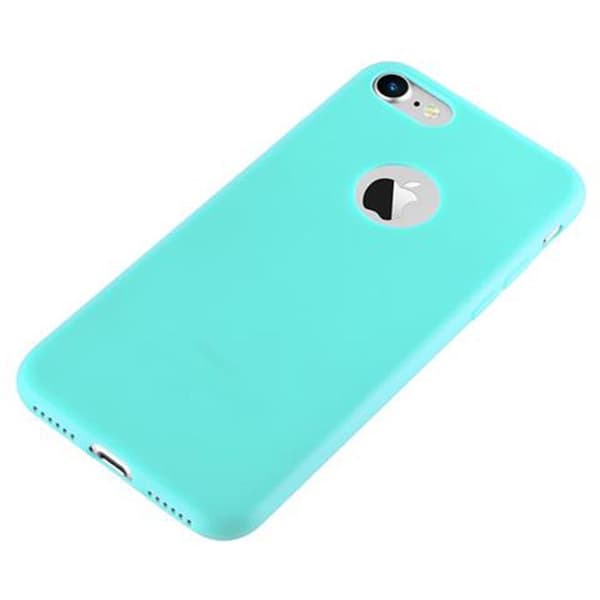 Skyddsfodral för iPhone 7 / 7S / 8 / SE 2020 CANDY BLÅ Stötsäker Silikon Blå