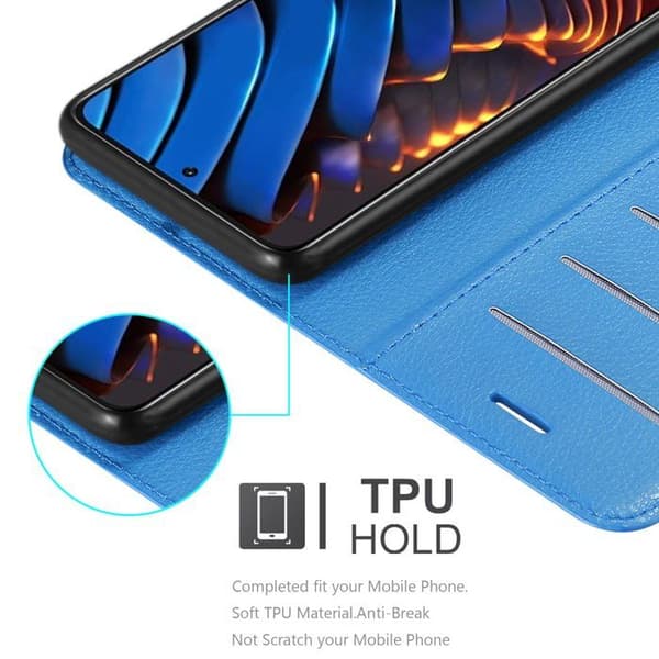 Etui för Xiaomi POCO X3 GT i PASTELLBLÅ Blå