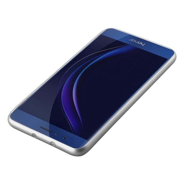 Skyddsfodral för Honor 8 / 8 PREMIUM Skyddsfodral i MATTSILVER Metallisk Design Grå