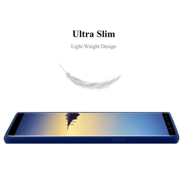 Skyddsfodral för Samsung Galaxy NOTE 8 CANDY MÖRKBLEU Stötabsorberande Silikon Blå