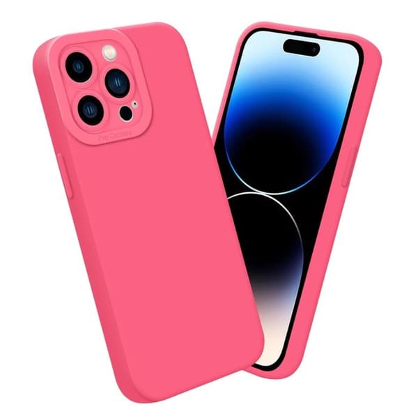 Skyddsfodral för iPhone 14 PRO MAX i FLUID RÖD Stötsäker Röd
