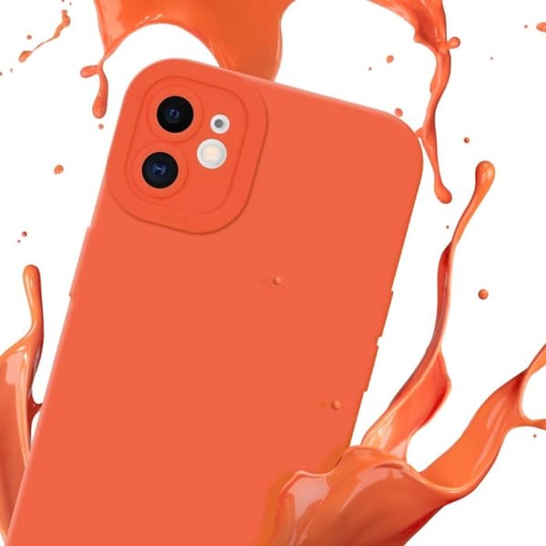 Skyddsfodral för iPhone 11 i FLUID ORANGE Stötsäker Apelsin