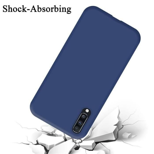 Cadorabo coque för Samsung Galaxy A70/A70S - i blå - Flexibelt TPU-silikon Blå
