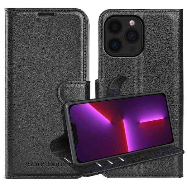 Etui för iPhone 13 PRO MAX i JET BLACK Svart